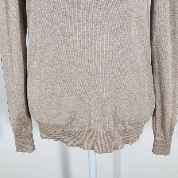 Joseph A. Brown Turtleneck Sweater NWT Size Small Light Brown Sweater - Picture 3 of 11